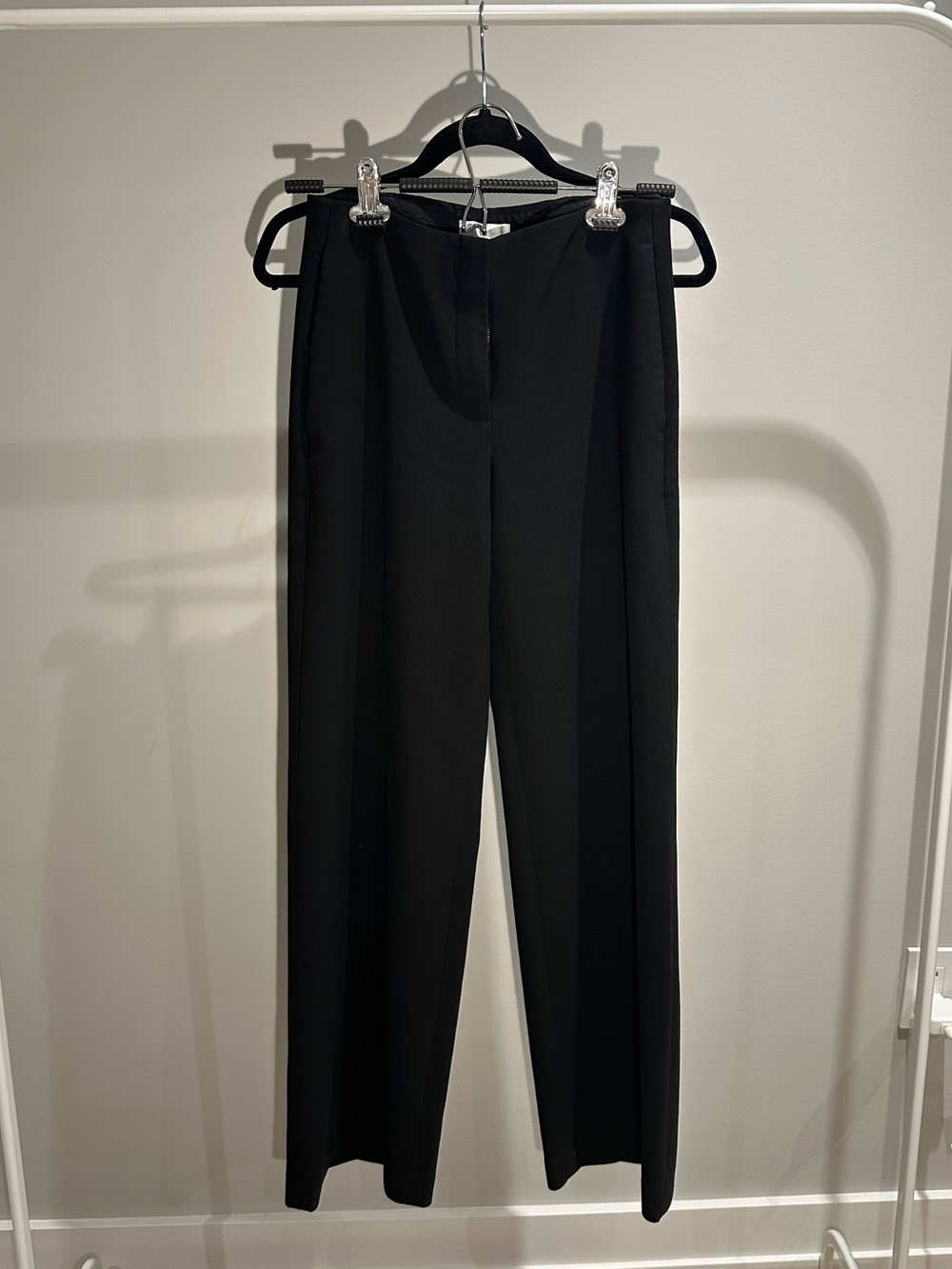 Babaton Black Tailored Straight-Leg Trousers
